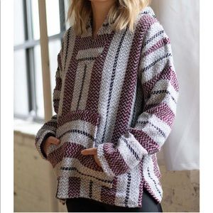 Baja Hoodie / Drug Rug With Kangaroo Pockets